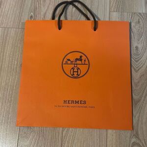 Hermes small shopping bag tote
